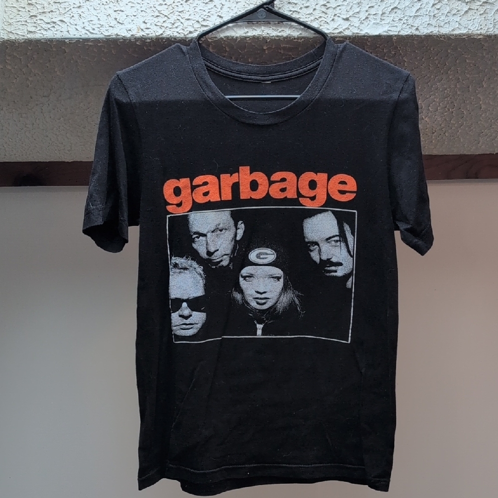 Garbage Band Graphic Black T-Shirt